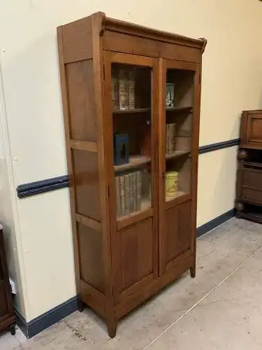 Antiker Jugendstil Bücherschrank, Vitrine, Traumhaft - Lieferung möglich!