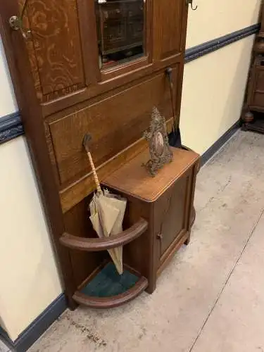 Antik - Garderobe mit Schrank, - Jugendstil -  Lieferung möglich!