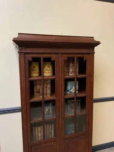 Antik - Bücherschrank, Vitrine, - Jugendstil - Lieferung möglich!