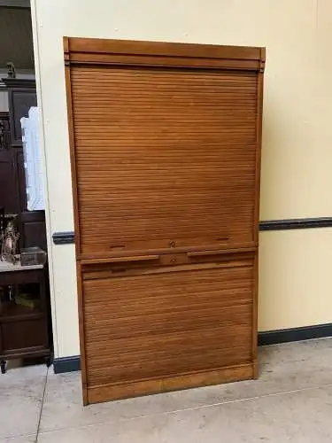 Antiker Archiv Rolladenschrank, Aktenschrank  - Art Deco  - Lieferung möglich!