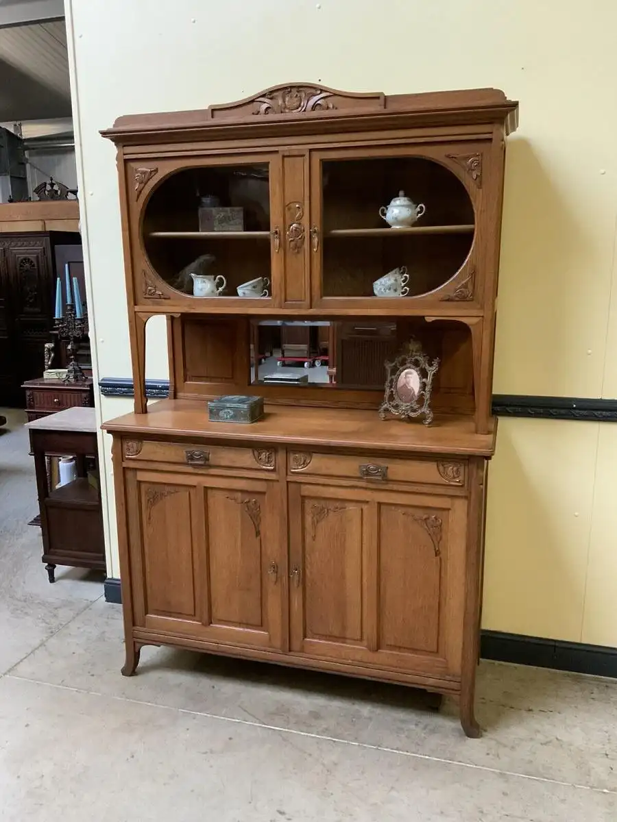 Antik - Buffet, Kredenz, Anrichte, Jugendstil, Historismus - Lieferung möglich! 0