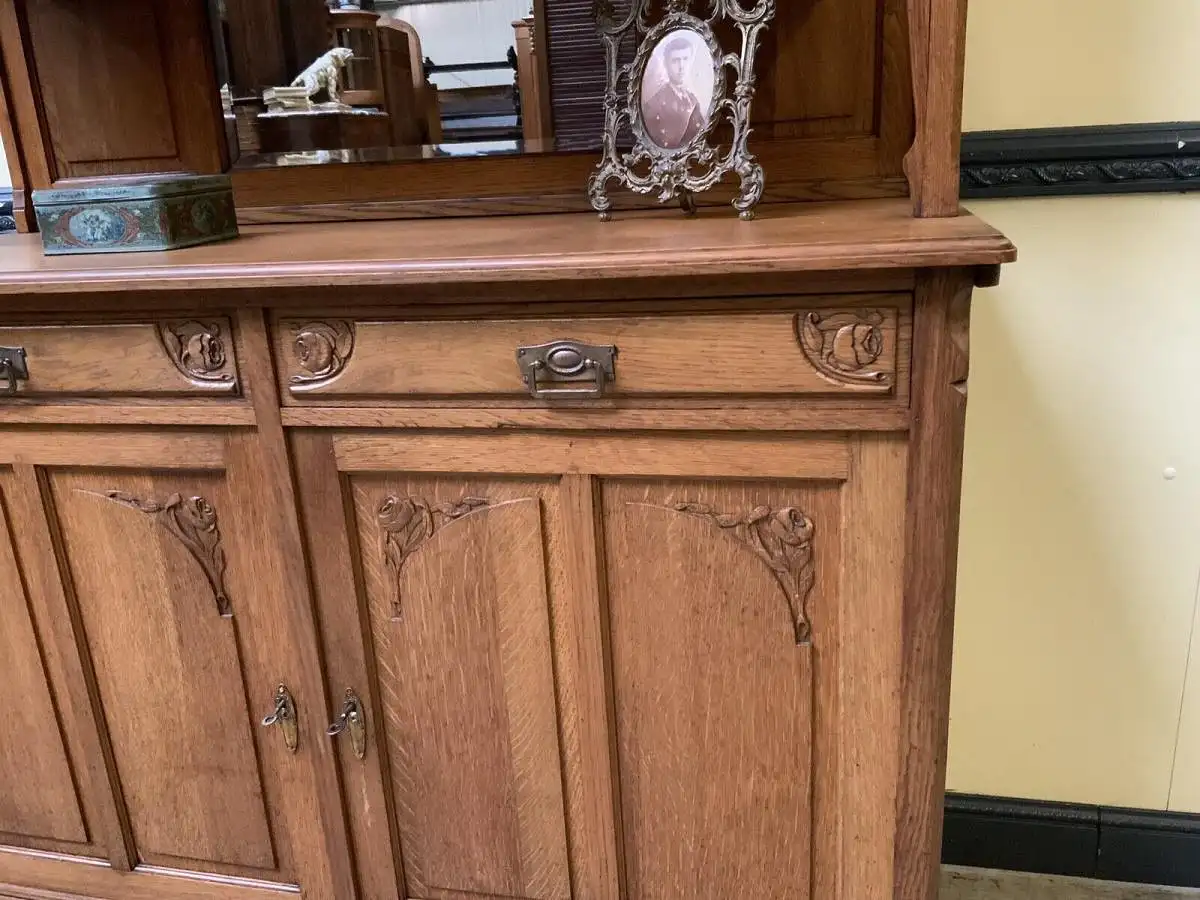 Antik - Buffet, Kredenz, Anrichte, Jugendstil, Historismus - Lieferung möglich! 14