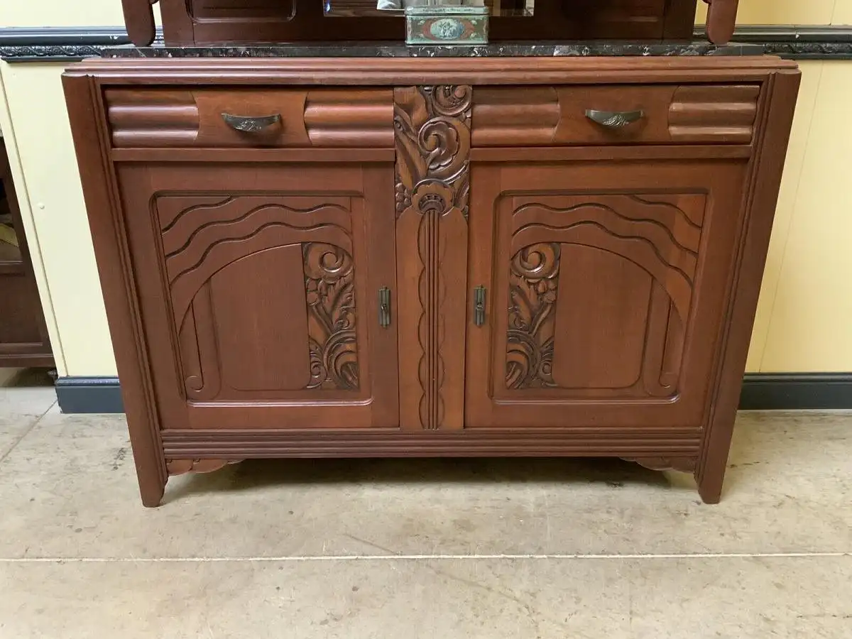 Antik - Buffet, Kredenz, Vitrine, - Art Deco - Lieferung möglich! 15