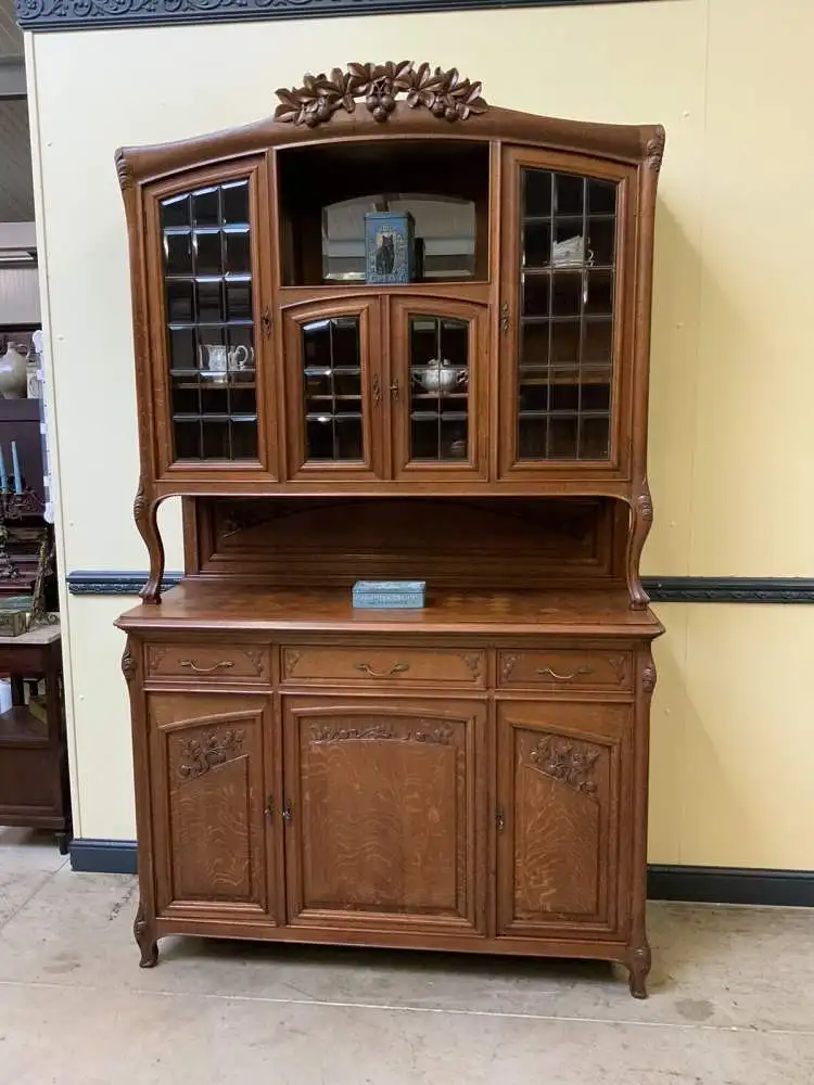 Antikes Jugendstil Buffet, Art Nouveau, Traumhaft - Lieferung möglich!    0