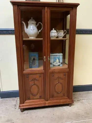 Antike Jugendstil Vitrine, Bücherschrank,  - Traumhaft   - Lieferung möglich!