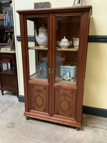 Antike Jugendstil Vitrine, Bücherschrank,  - Traumhaft   - Lieferung möglich!