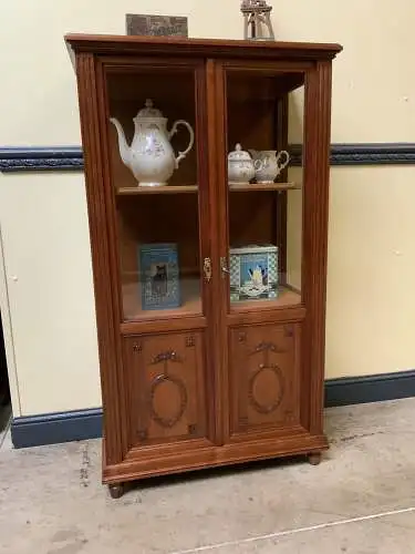 Antike Jugendstil Vitrine, Bücherschrank,  - Traumhaft   - Lieferung möglich!