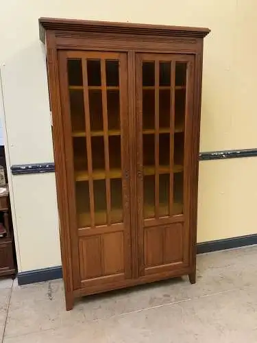 Antiker Jugendstil Bücherschrank, Vitrine, Traumhaft - Lieferung möglich!