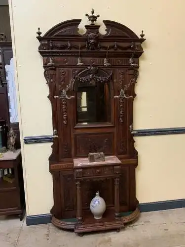 Antike imposante Historismus Garderobe, Jugendstil - Lieferung möglich!