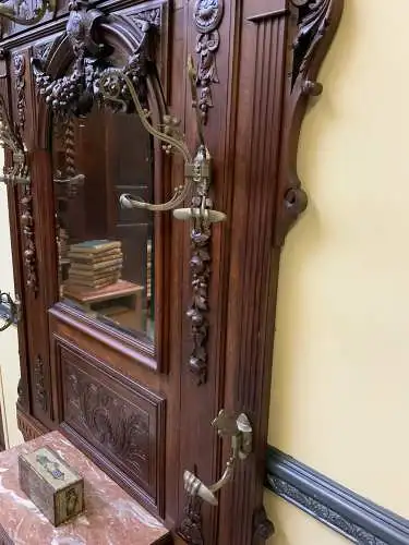 Antike imposante Historismus Garderobe, Jugendstil - Lieferung möglich!