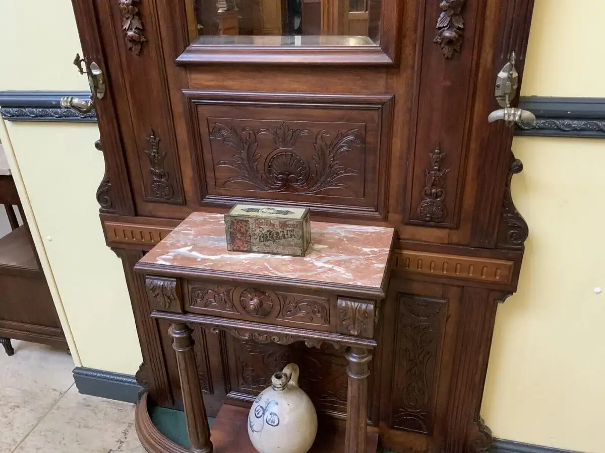 Antike imposante Historismus Garderobe, Jugendstil - Lieferung möglich! 19