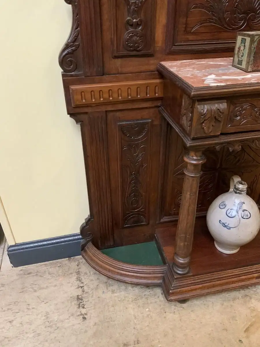 Antike imposante Historismus Garderobe, Jugendstil - Lieferung möglich! 21