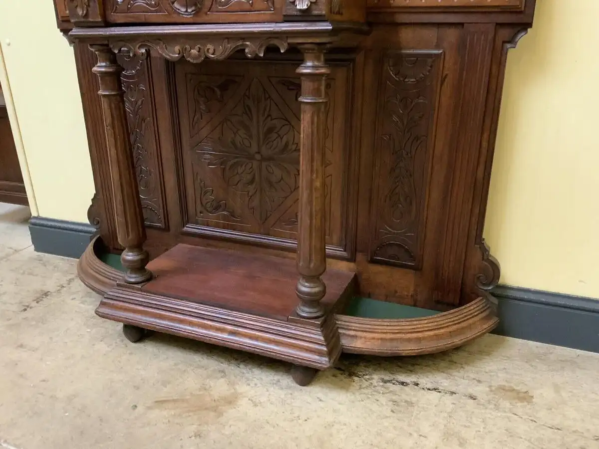 Antike imposante Historismus Garderobe, Jugendstil - Lieferung möglich! 22