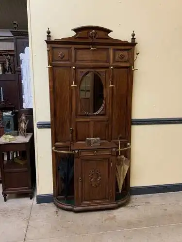 Antike Jugendstil Garderobe - traumhaft schön - Lieferung möglich!