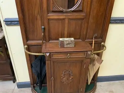 Antike Jugendstil Garderobe - traumhaft schön - Lieferung möglich!