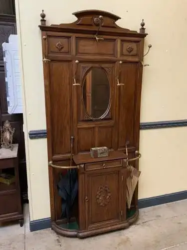 Antike Jugendstil Garderobe - traumhaft schön - Lieferung möglich!