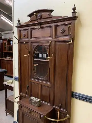 Antike Jugendstil Garderobe - traumhaft schön - Lieferung möglich!