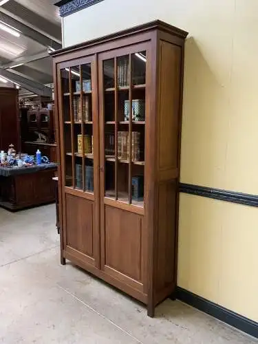 Antiker Jugendstil Bücherschrank, Vitrine, Traumhaft - Lieferung möglich!