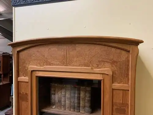 Antike Jugendstil Vitrine, Bücherschrank - Art Nouveau - Lieferung möglich!