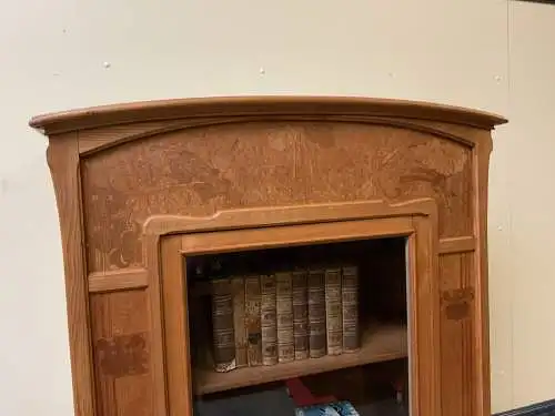 Antike Jugendstil Vitrine, Bücherschrank - Art Nouveau - Lieferung möglich!