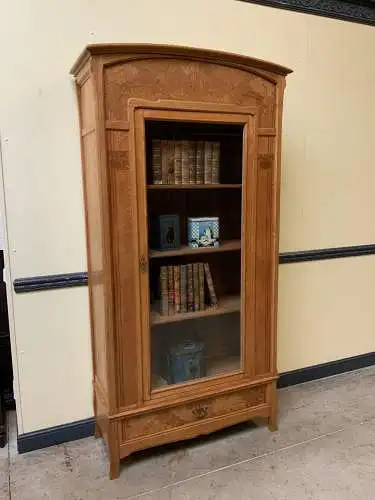 Antike Jugendstil Vitrine, Bücherschrank - Art Nouveau - Lieferung möglich!