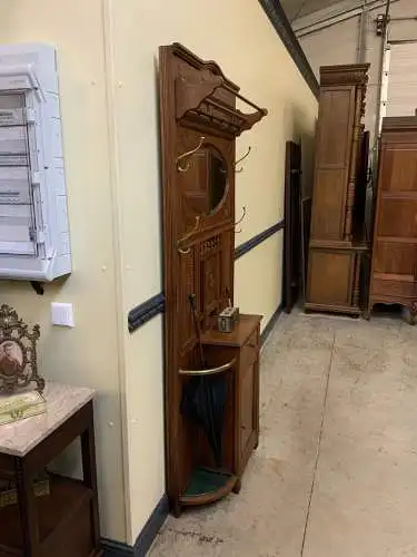 Antik - Garderobe mit Schrank und Schub - Jugendstil -  Lieferung möglich!