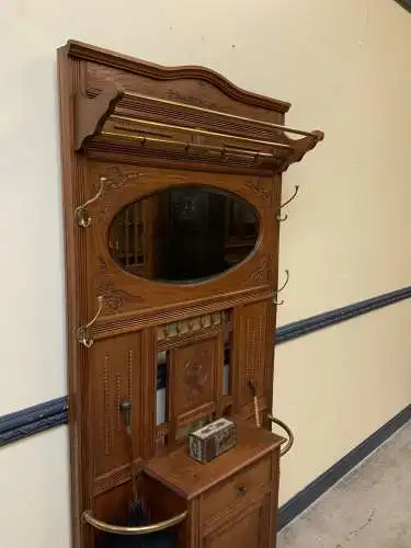 Antik - Garderobe mit Schrank und Schub - Jugendstil -  Lieferung möglich!