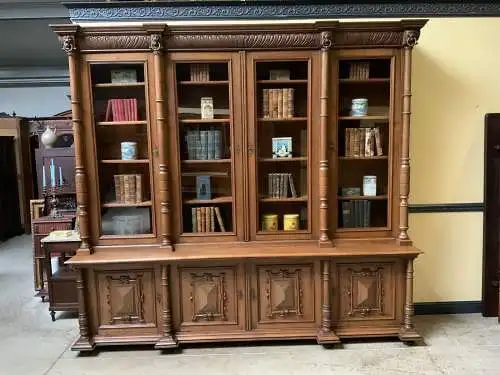 Antik - Monumentaler Bücherschrank, Buffet, -  Gründerzeit  - Lieferung möglich!