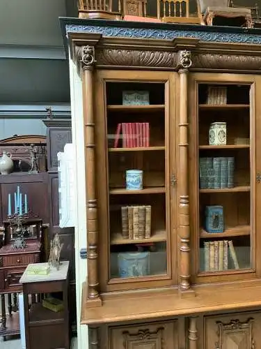 Antik - Monumentaler Bücherschrank, Buffet, -  Gründerzeit  - Lieferung möglich!