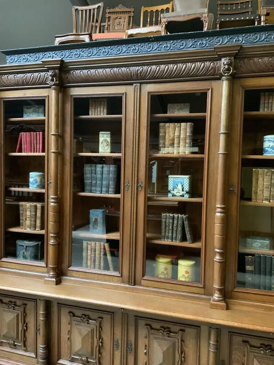 Antik - Monumentaler Bücherschrank, Buffet, -  Gründerzeit  - Lieferung möglich! 15
