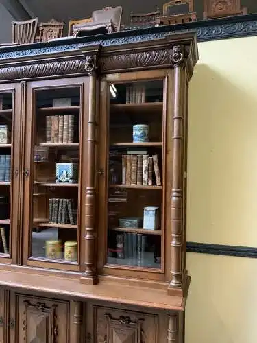 Antik - Monumentaler Bücherschrank, Buffet, -  Gründerzeit  - Lieferung möglich!