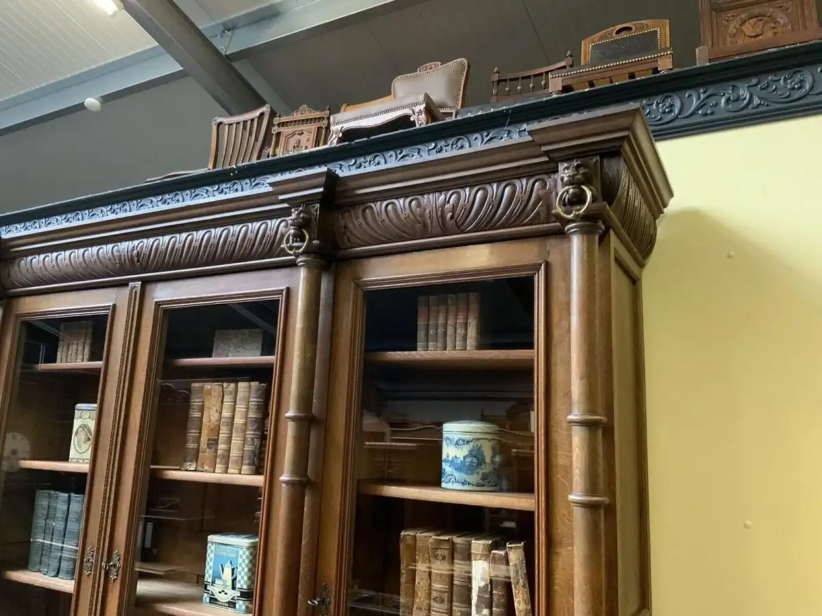 Antik - Monumentaler Bücherschrank, Buffet, -  Gründerzeit  - Lieferung möglich! 17