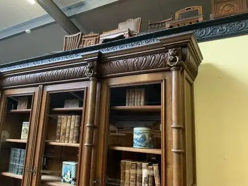 Antik - Monumentaler Bücherschrank, Buffet, -  Gründerzeit  - Lieferung möglich!