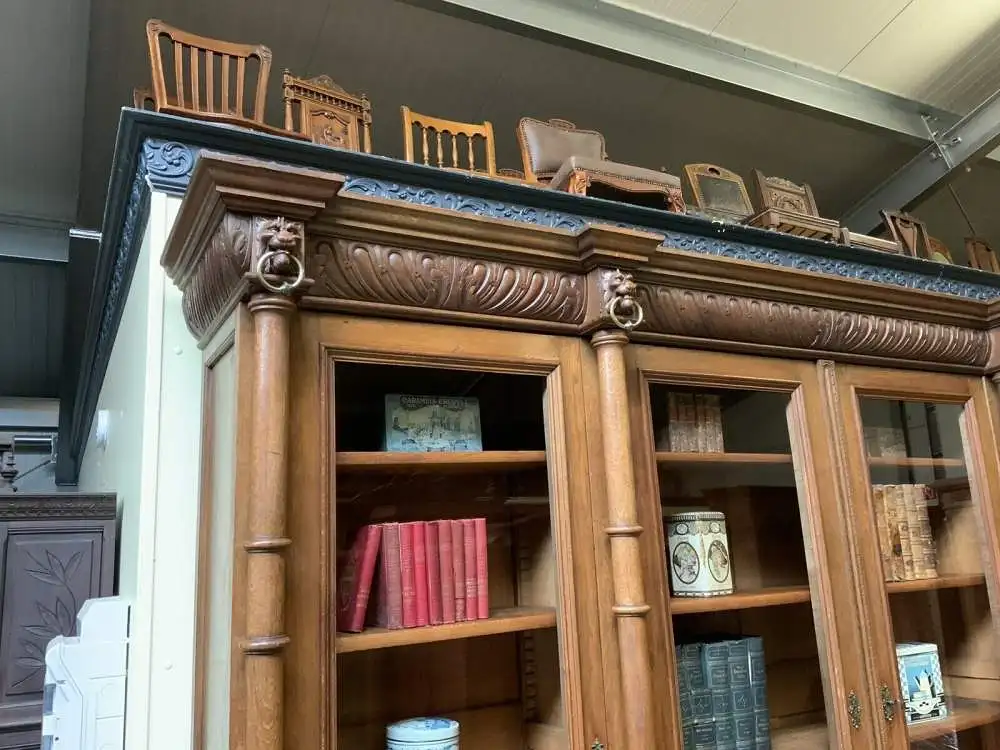 Antik - Monumentaler Bücherschrank, Buffet, -  Gründerzeit  - Lieferung möglich! 18