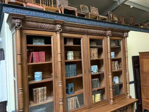 Antik - Monumentaler Bücherschrank, Buffet, -  Gründerzeit  - Lieferung möglich!
