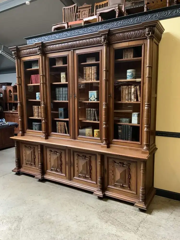 Antik - Monumentaler Bücherschrank, Buffet, -  Gründerzeit  - Lieferung möglich! 2