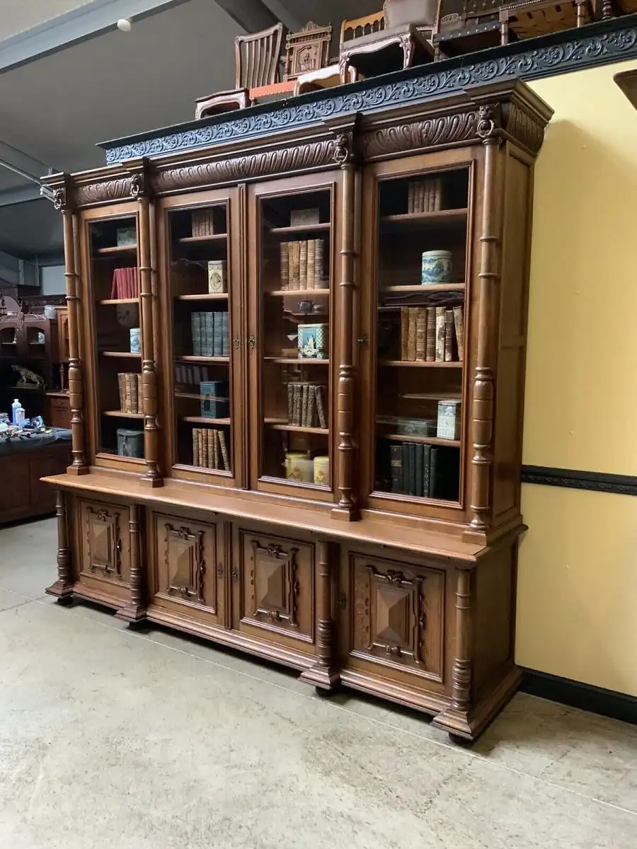 Antik - Monumentaler Bücherschrank, Buffet, -  Gründerzeit  - Lieferung möglich! 4