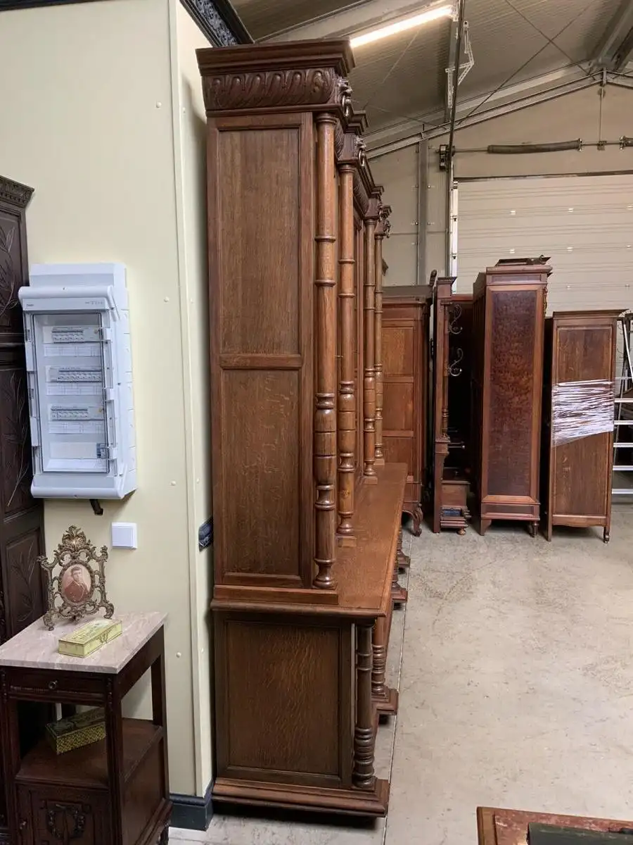 Antik - Monumentaler Bücherschrank, Buffet, -  Gründerzeit  - Lieferung möglich! 6