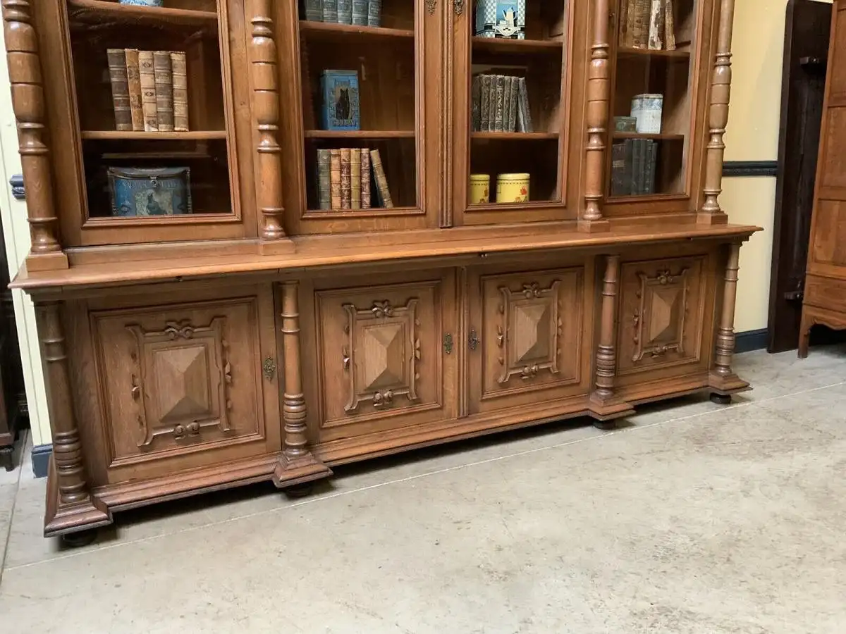 Antik - Monumentaler Bücherschrank, Buffet, -  Gründerzeit  - Lieferung möglich! 7