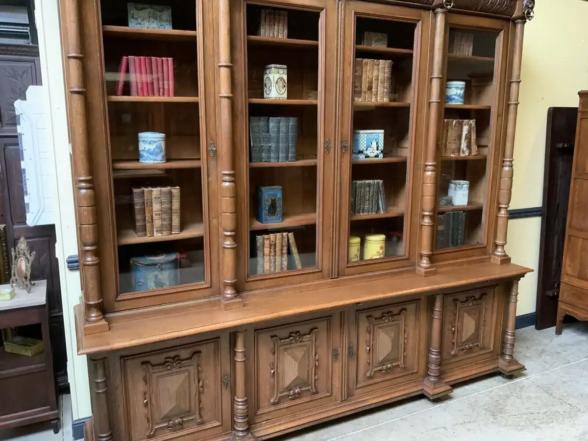 Antik - Monumentaler Bücherschrank, Buffet, -  Gründerzeit  - Lieferung möglich! 9