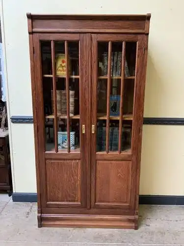 Antike traumhafte Jugendstil Vitrine, Bücherschrank, - Lieferung möglich!