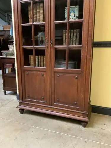Antik - Bücherschrank, Vitrine, - Jugendstil - Lieferung möglich! 8