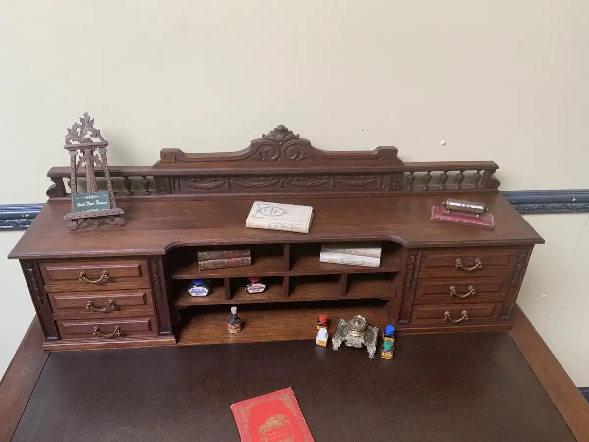 Antiker Jugendstil Schreibtisch,  Aufsatz, -  Traumhaft  - Lieferung möglich! 19