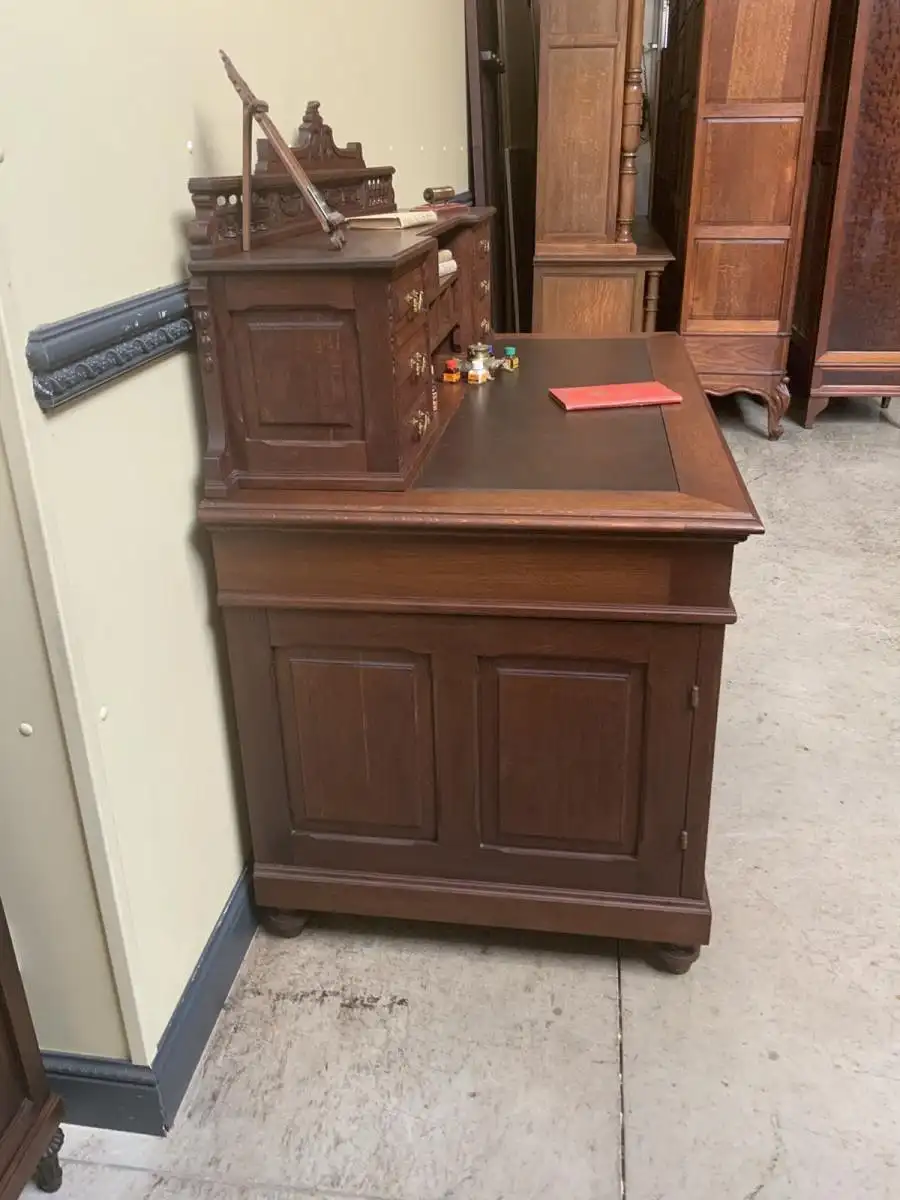 Antiker Jugendstil Schreibtisch,  Aufsatz, -  Traumhaft  - Lieferung möglich! 5