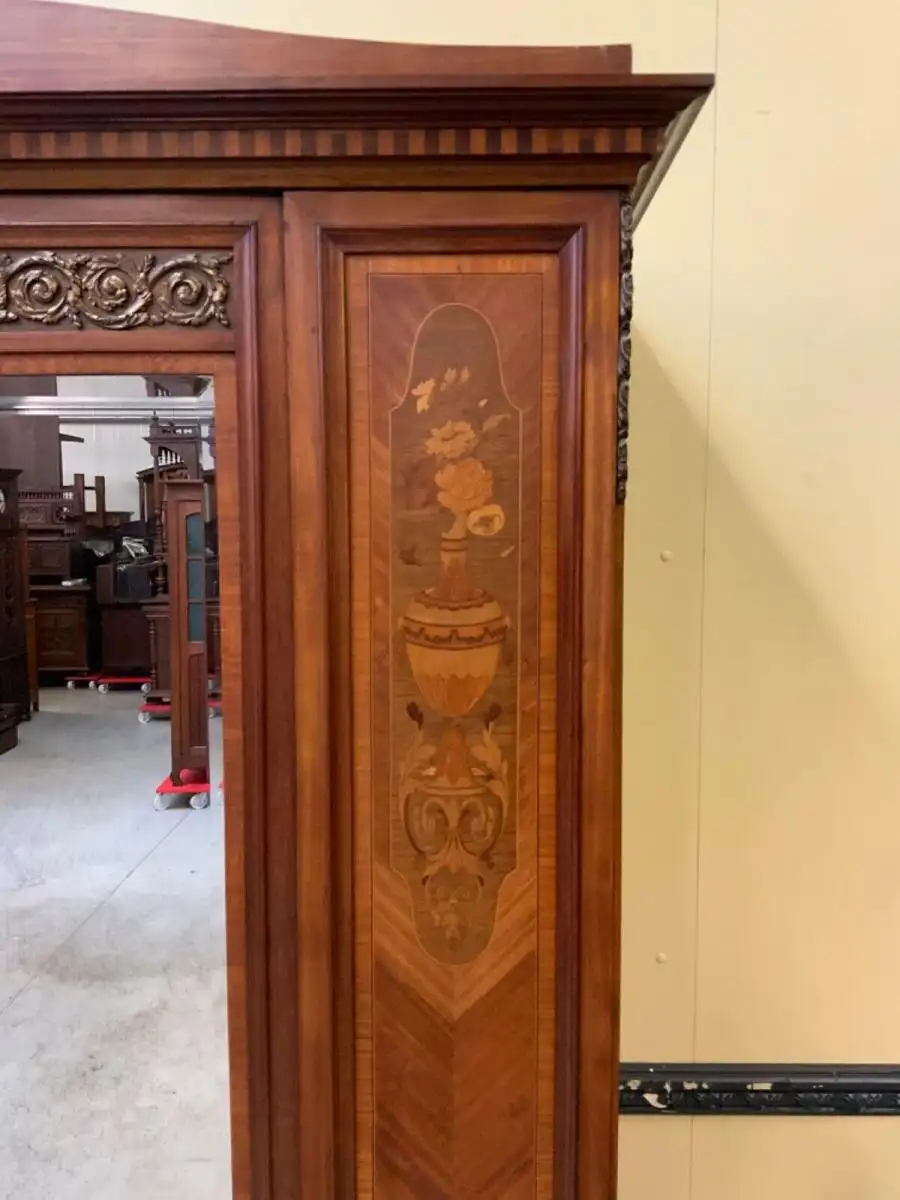Antiker Jugendstil Wäscheschrank, Kleiderschrank,    - Lieferung möglich! 12