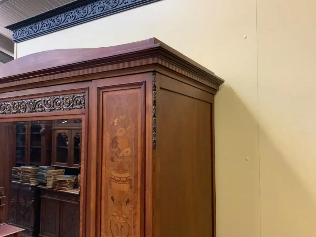Antiker Jugendstil Wäscheschrank, Kleiderschrank,    - Lieferung möglich! 13
