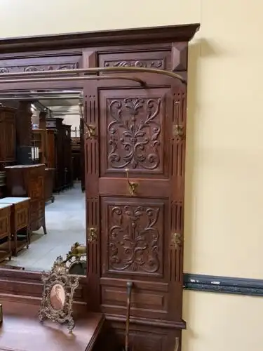 Antike imposante Gründerzeit Garderobe, Neorenaissance - Lieferung möglich! 11