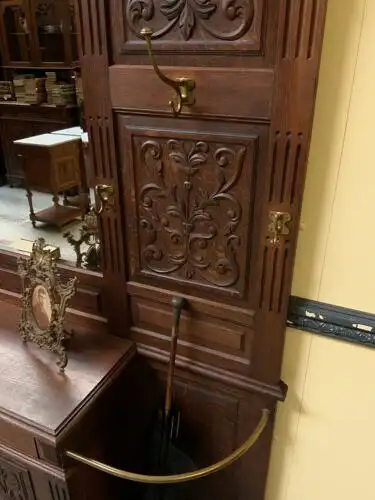 Antike imposante Gründerzeit Garderobe, Neorenaissance - Lieferung möglich! 17