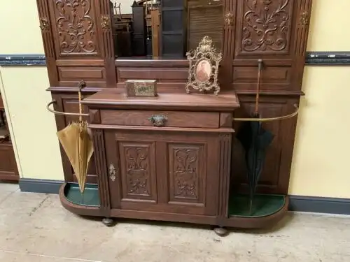 Antike imposante Gründerzeit Garderobe, Neorenaissance - Lieferung möglich! 6