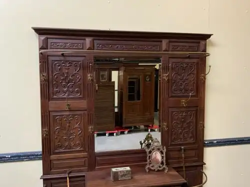 Antike imposante Gründerzeit Garderobe, Neorenaissance - Lieferung möglich! 8